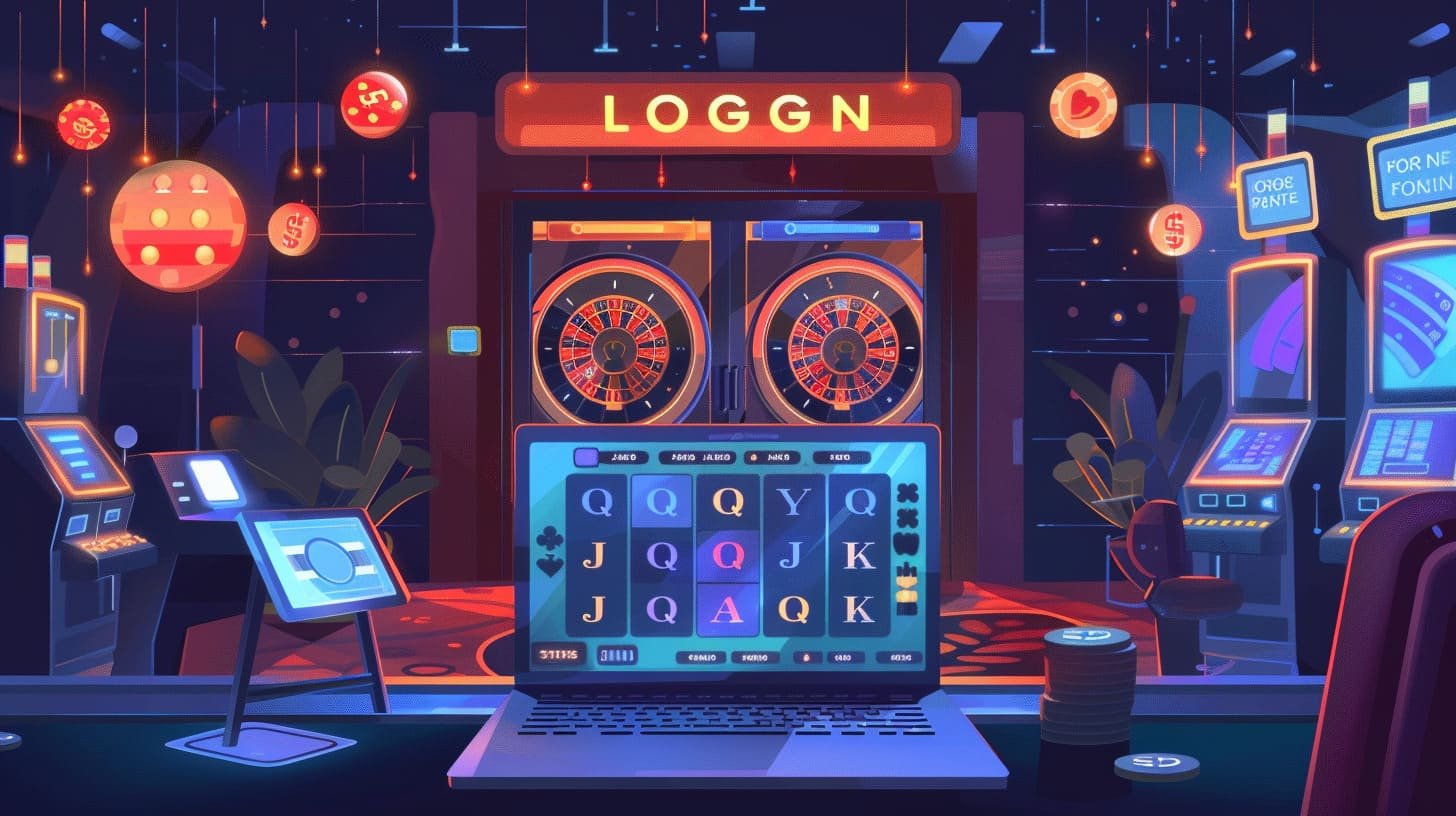 Pemain menikmati sesi live casino virtual dengan keamanan data yang terjamin